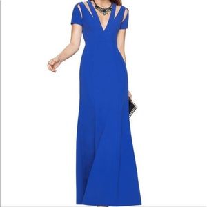 *NWT* BCBGMAXAZRIA Estrella Blue Gown w/ Cutouts
